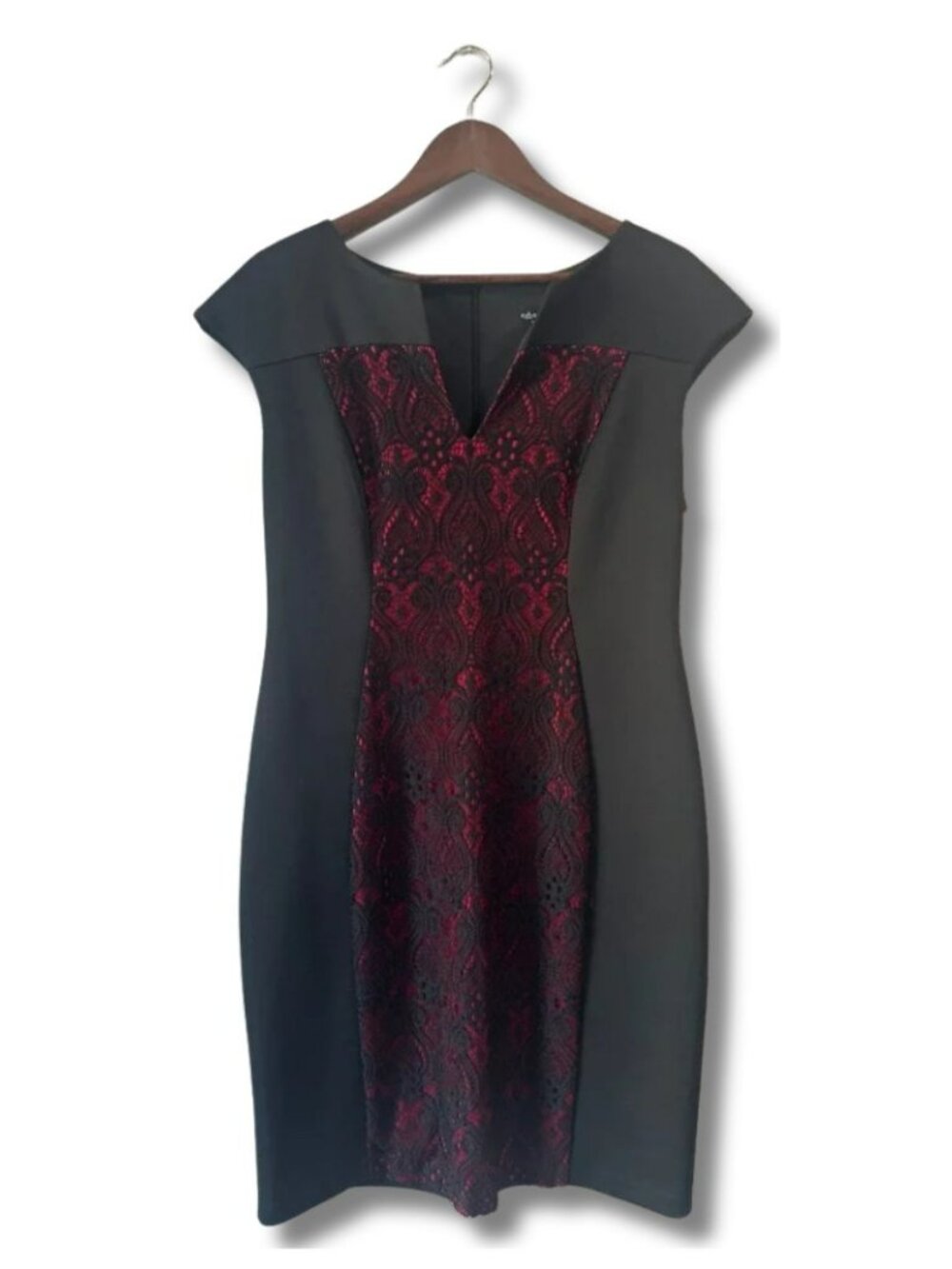 Whimsigoth Romantic Lace Sheath Dress | Black Vampire Corp Goth Y2K Style 12 - Picture 2 of 10